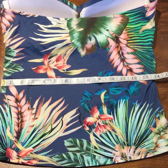 La Blanca | Swim | La Blanca Tropical Rain Bandeau Tankini Top | Poshmark